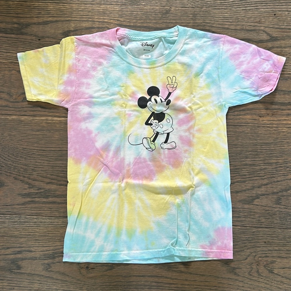 Youth XS Disney Tie-Dye Mickey Mouse Tee